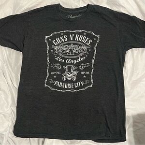 Guns N Roses Charcoal Gray Graphic Paradise City T-Shirt Men’s L